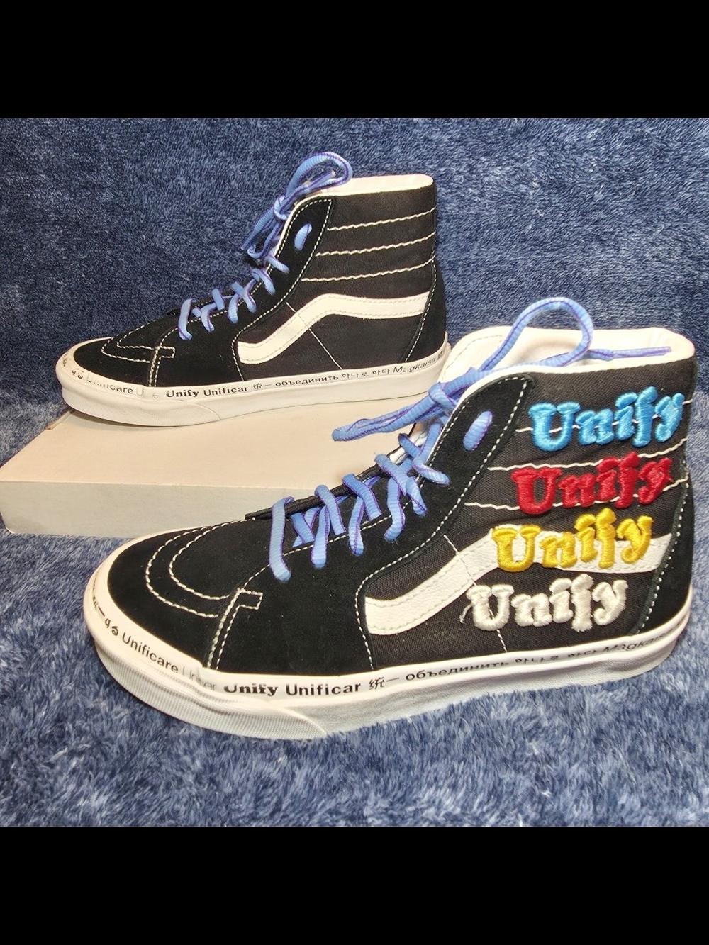 Vans Black Sk8-Hi "Unify" Shoes